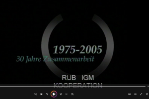 Titelbild Kurzfilm 30 Jahre RUB/IGM