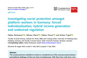 Abstract Investigating social protection