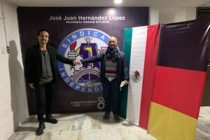 Informationsaustausch bei Volkswagen in Puebla